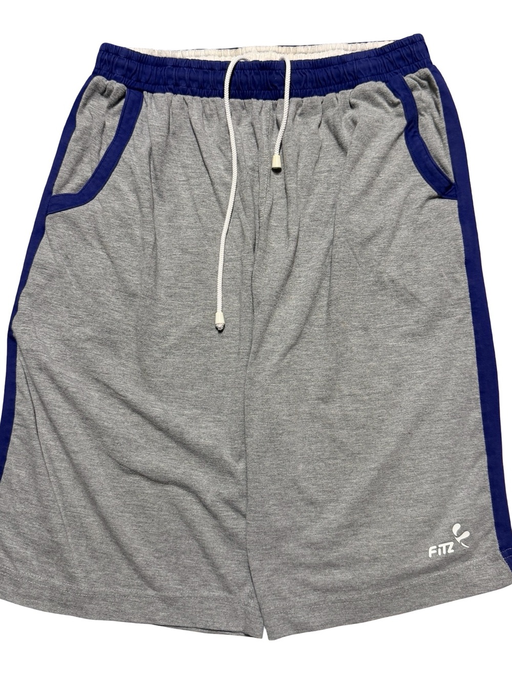 Vintage 90s Fitz Elongated Sportswear Grey Athletic Sweat Shorts Size L